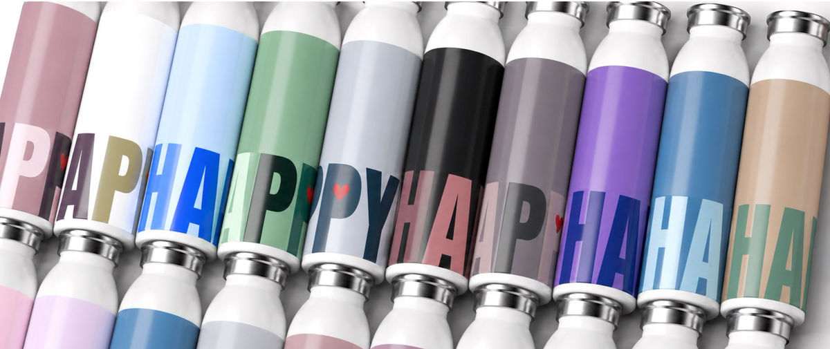 What Is The Happy Bottle? A Water Bottle Inspired by the Power of Positive Words