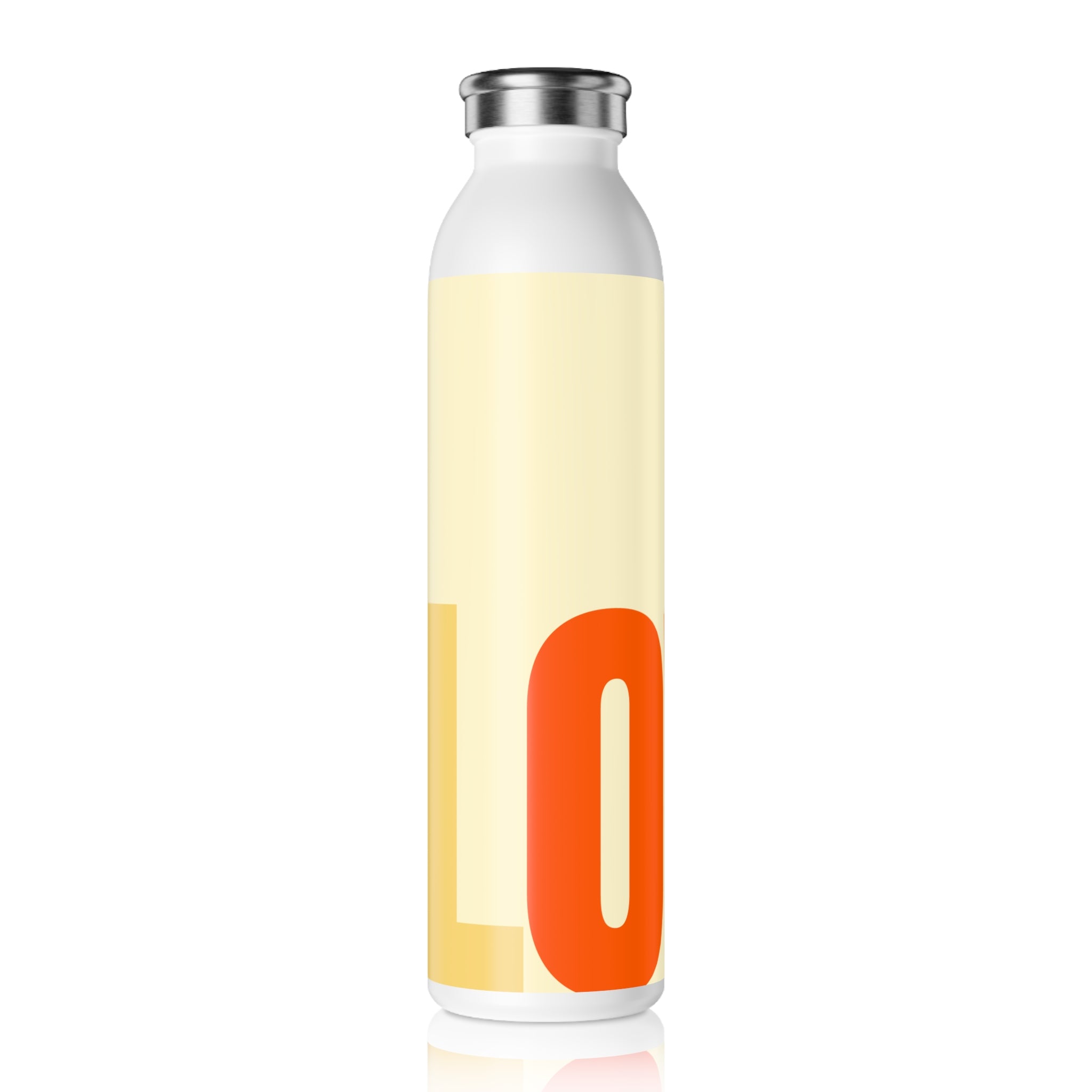 Stainless Water Bottle —Orange You Lucky Love Bottle