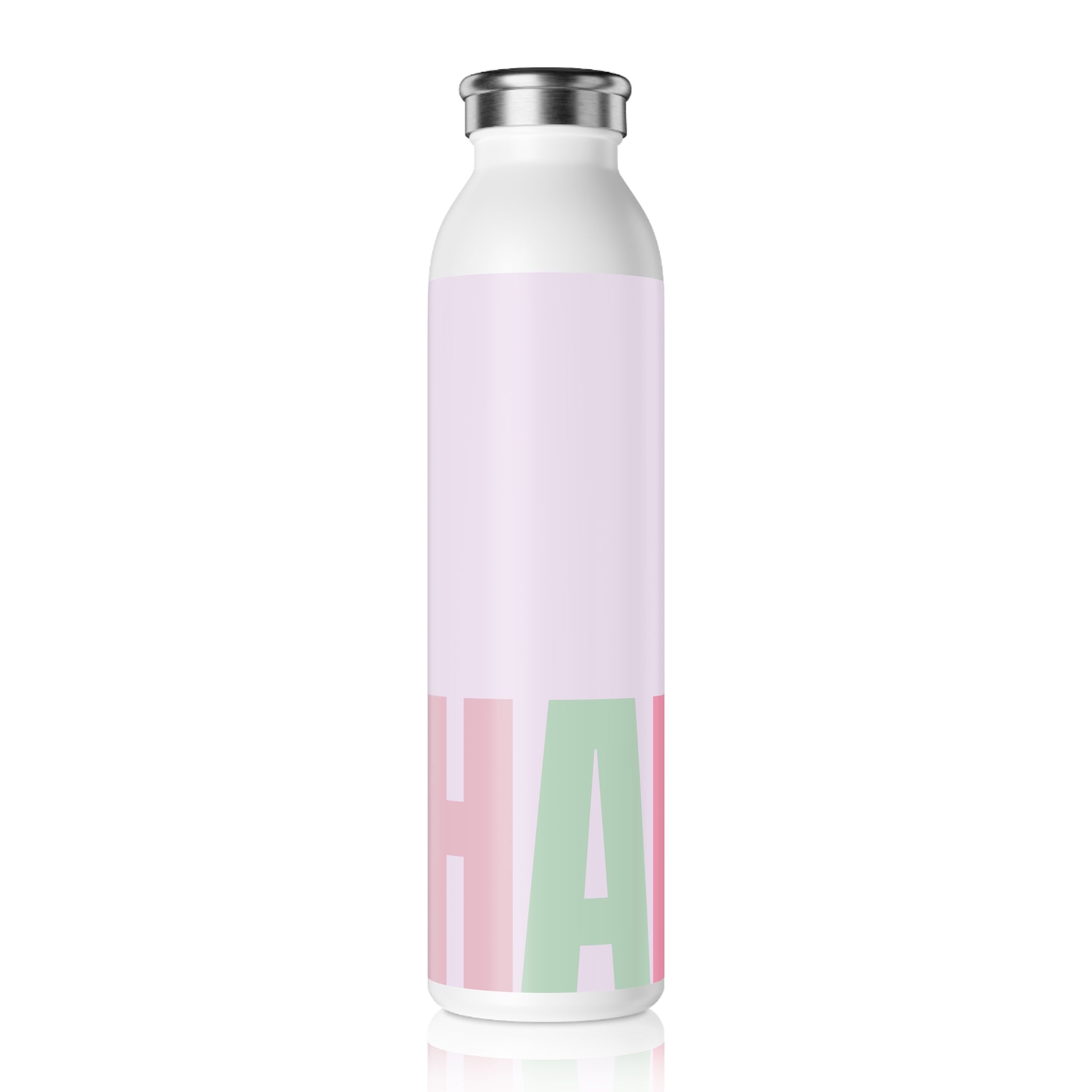 Stainless Water Bottle —Cupids  Pink Happy Bottle- Reusable