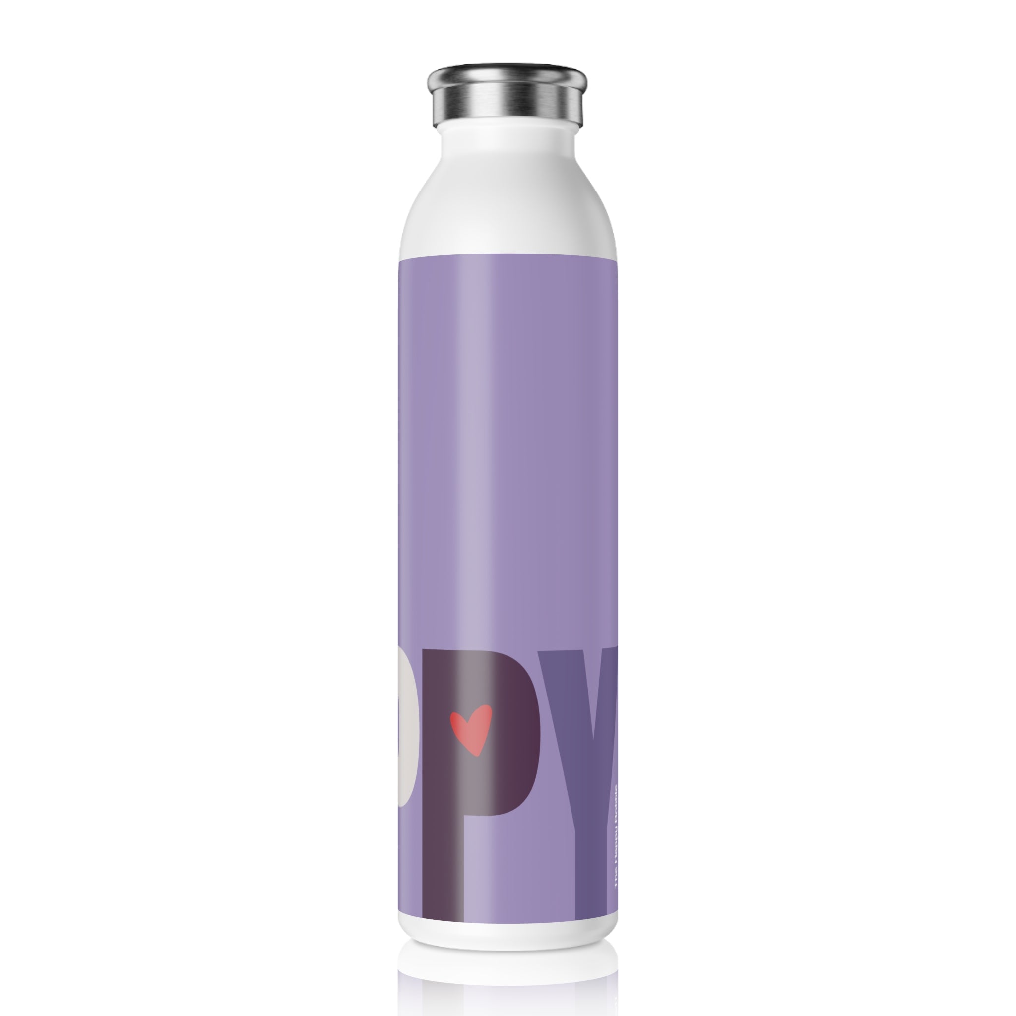 Stainless Water Bottle —Amethyst Happy Bottle- Reusable