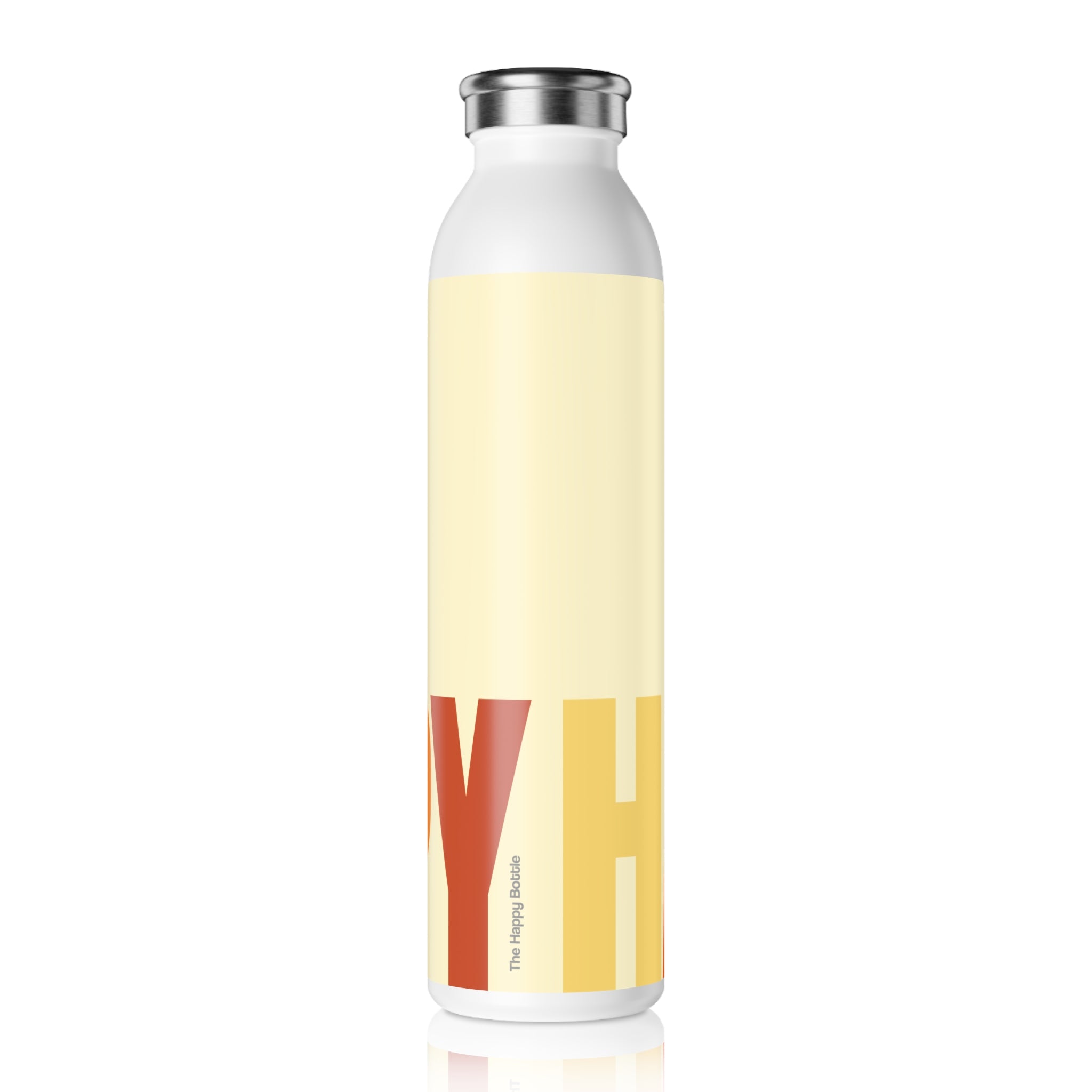 Stainless Water Bottle —Orange You Lucky Happy Bottle