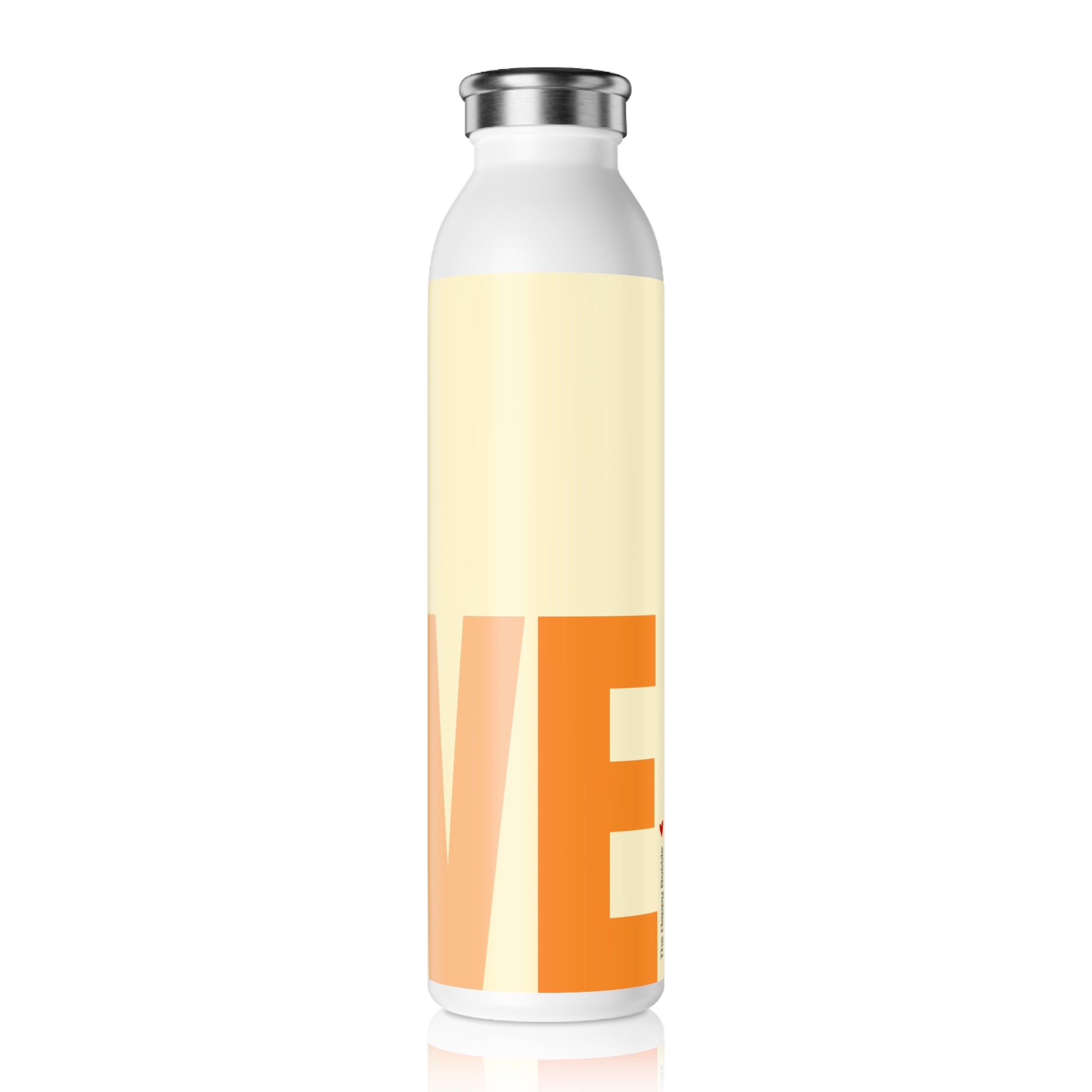 Stainless Water Bottle —Orange You Lucky Love Bottle