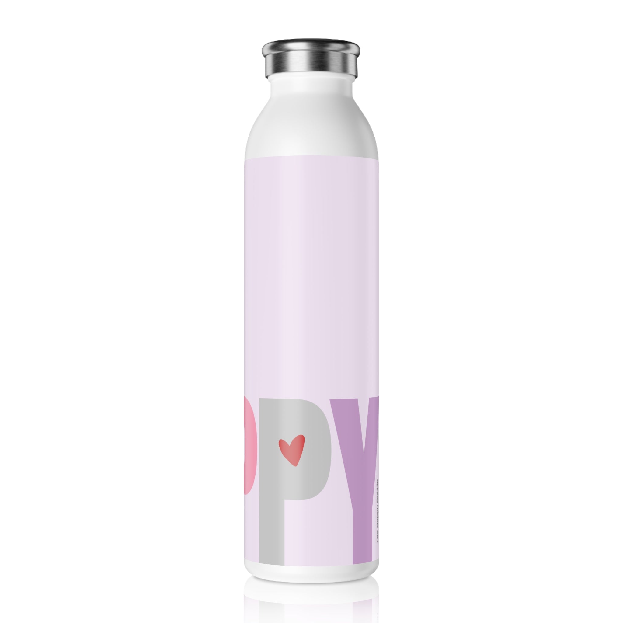 Stainless Water Bottle —Cupids  Pink Happy Bottle- Reusable