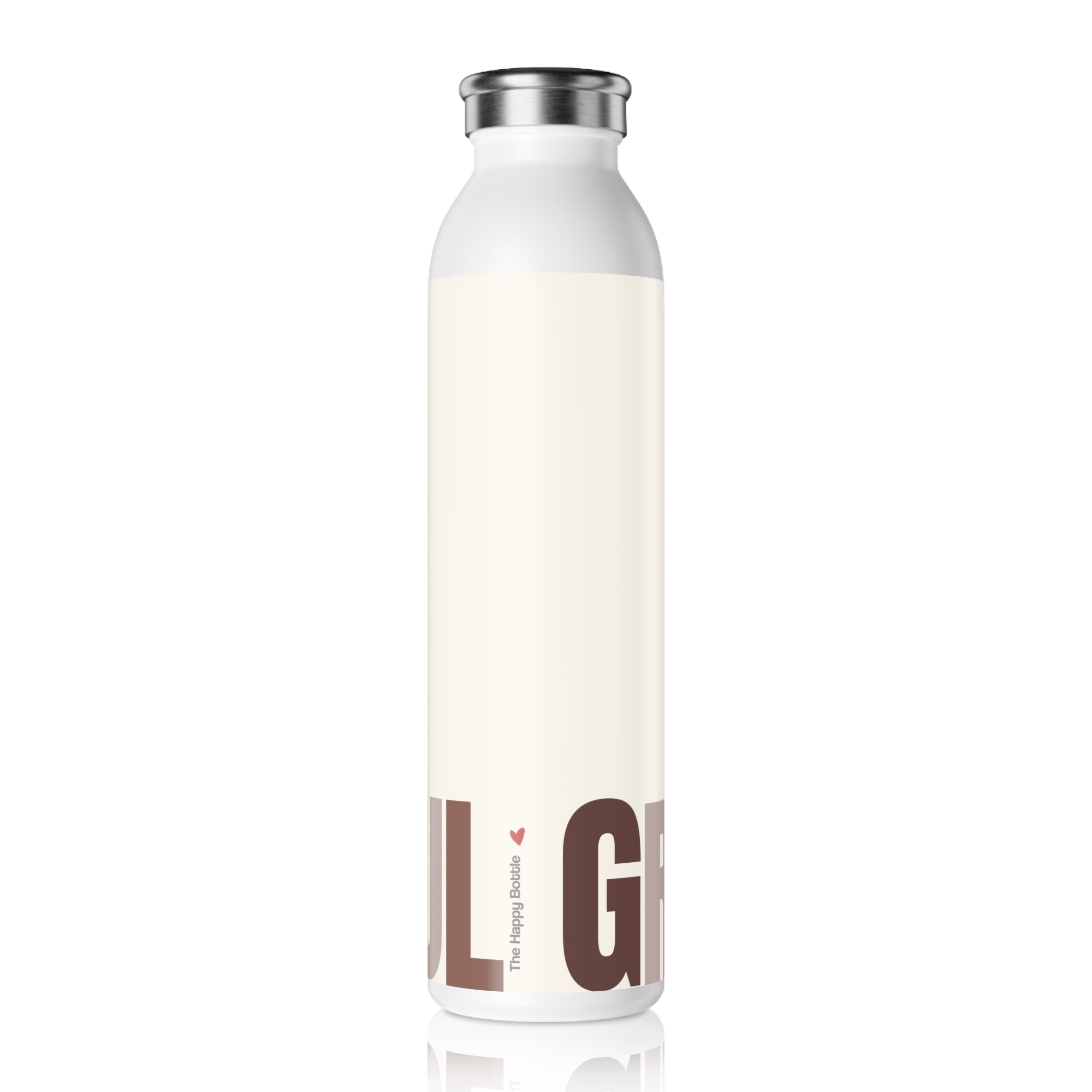 Stainless Water Bottle — White Chocolate Grateful Bottle