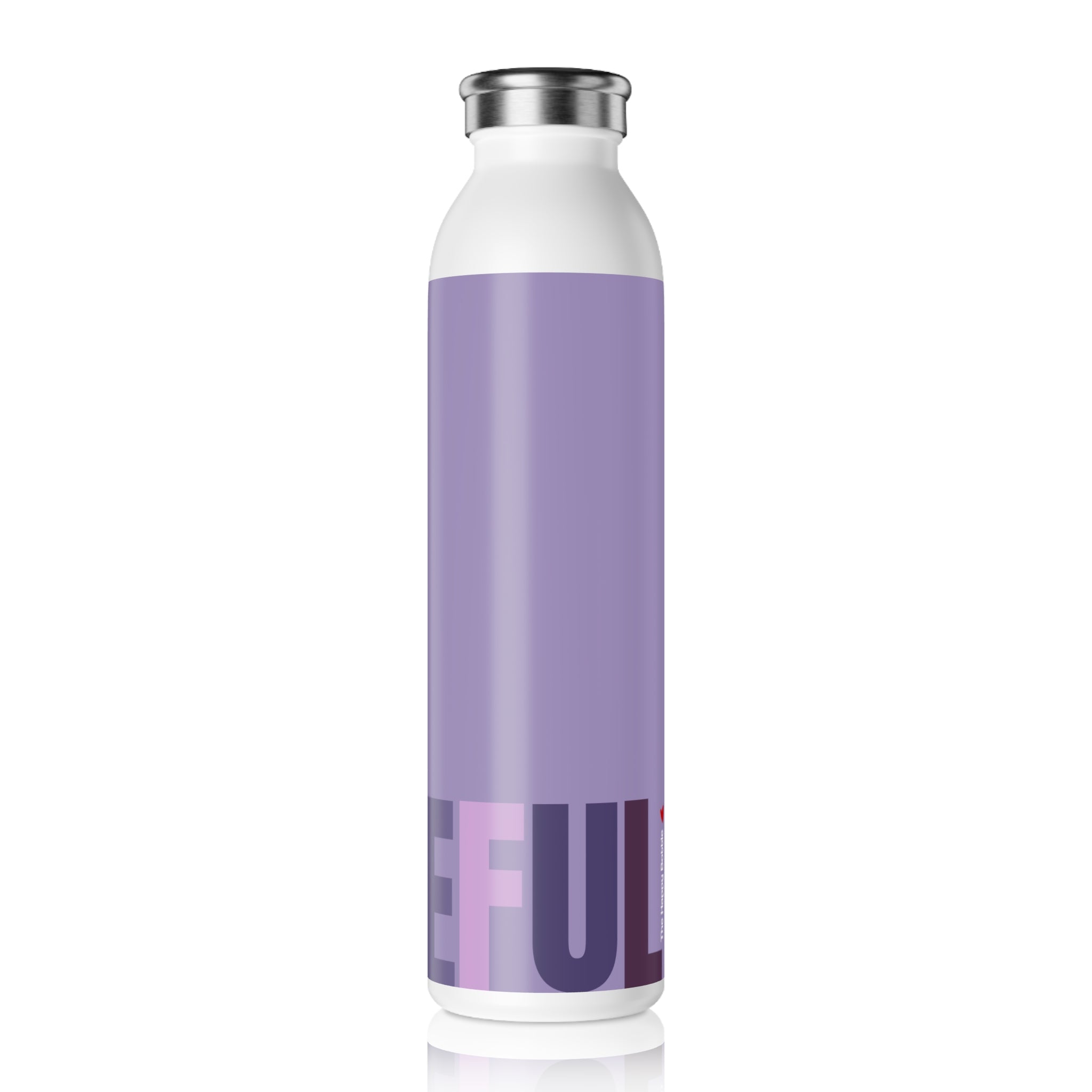 Stainless Water Bottle —Amethyst Grateful Bottle- Reusable