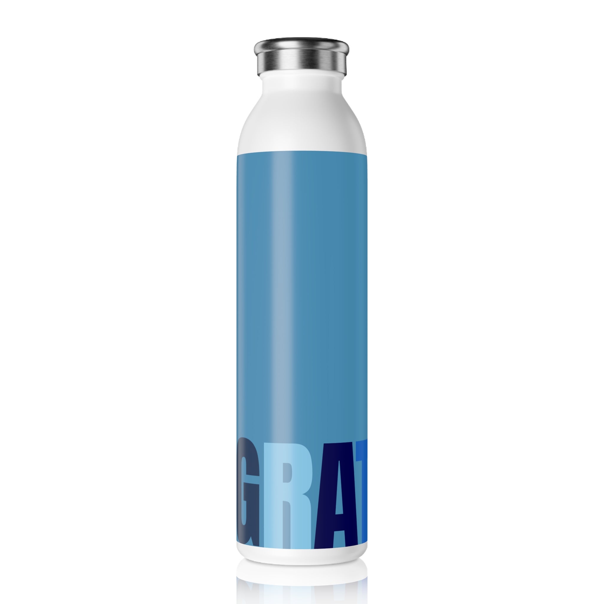Stainless Water Bottle —Denim Grateful Bottle- Reusable