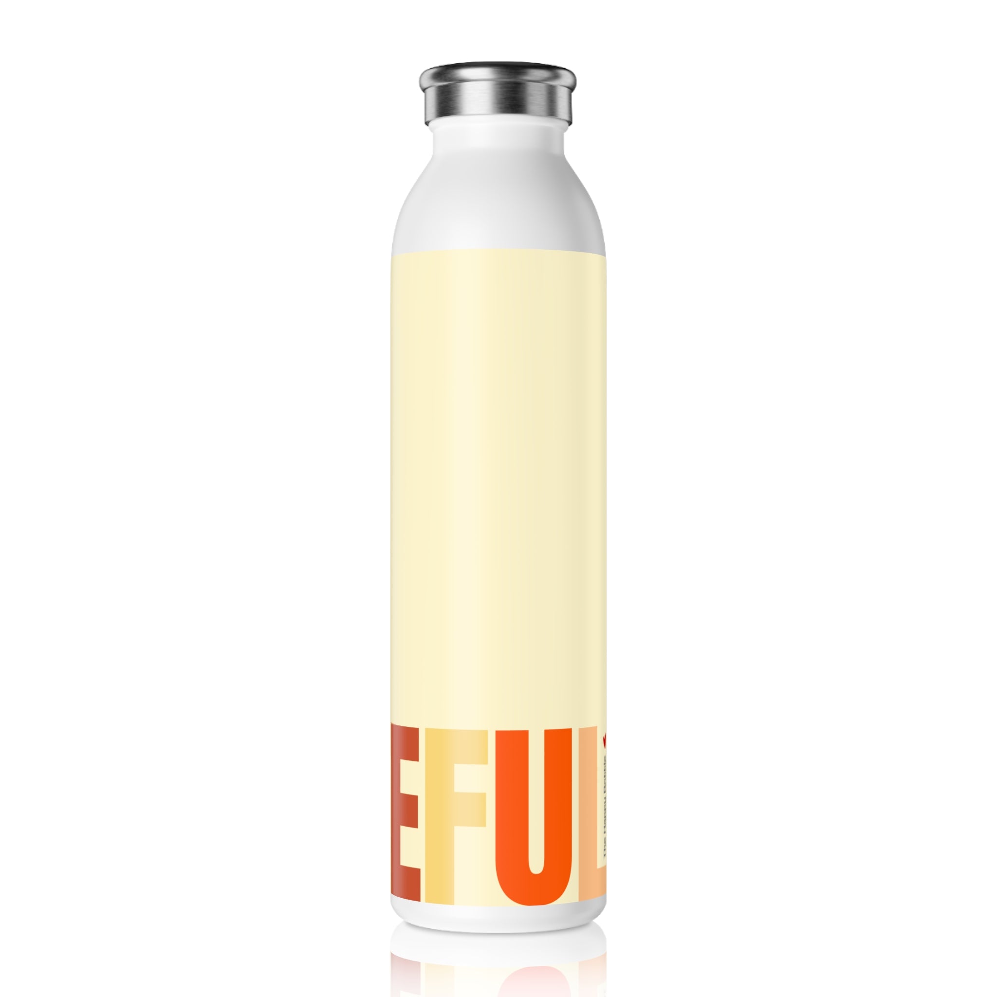 Stainless Water Bottle —Orange You Lucky Grateful Bottle