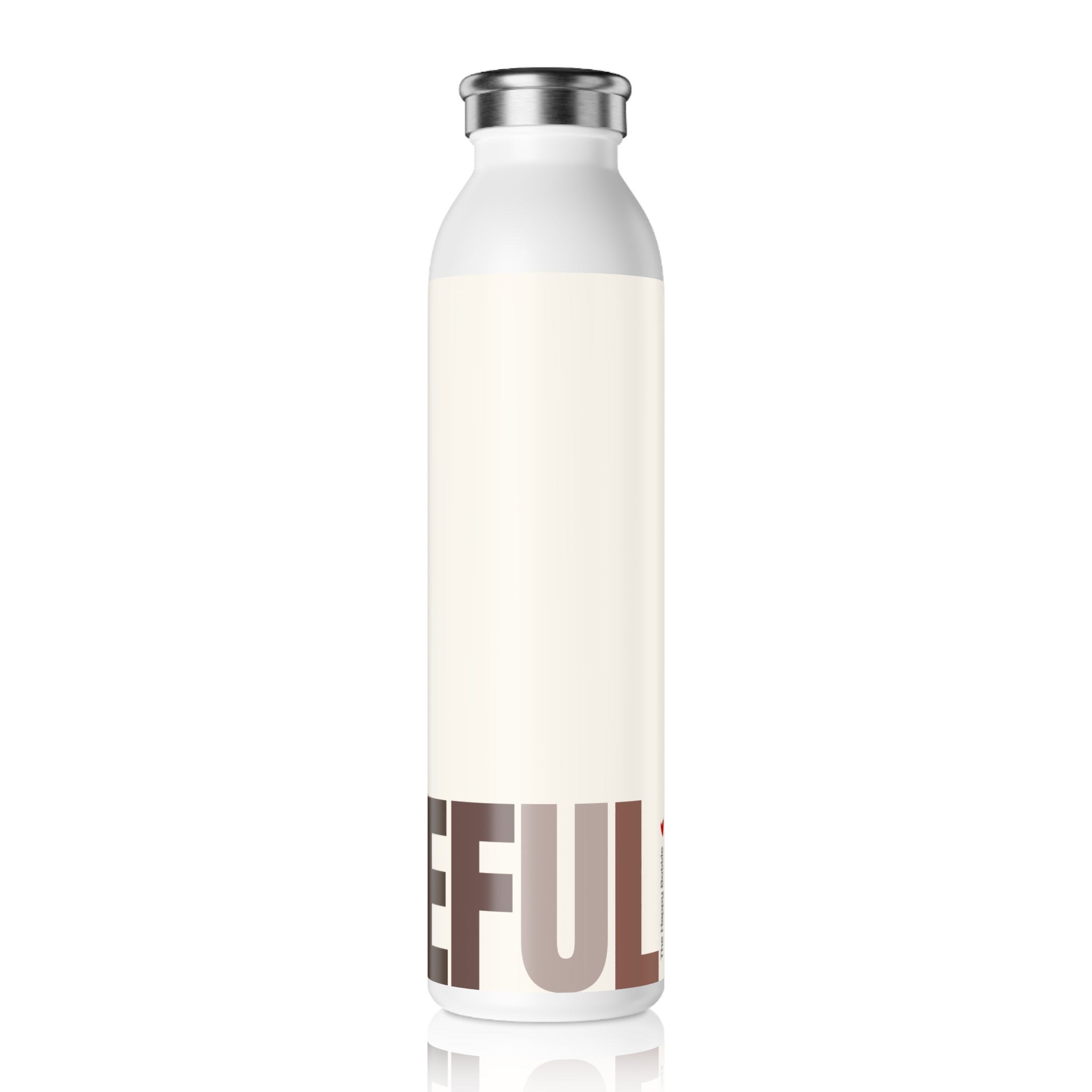 Stainless Water Bottle — White Chocolate Grateful Bottle