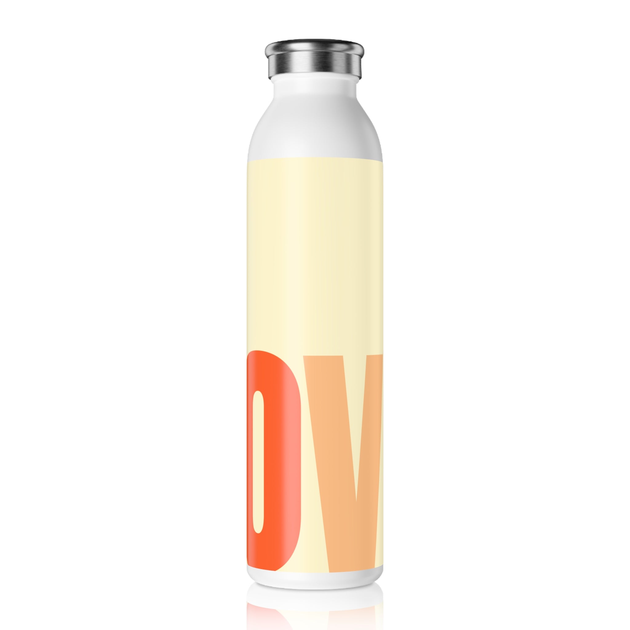 Stainless Water Bottle —Orange You Lucky Love Bottle