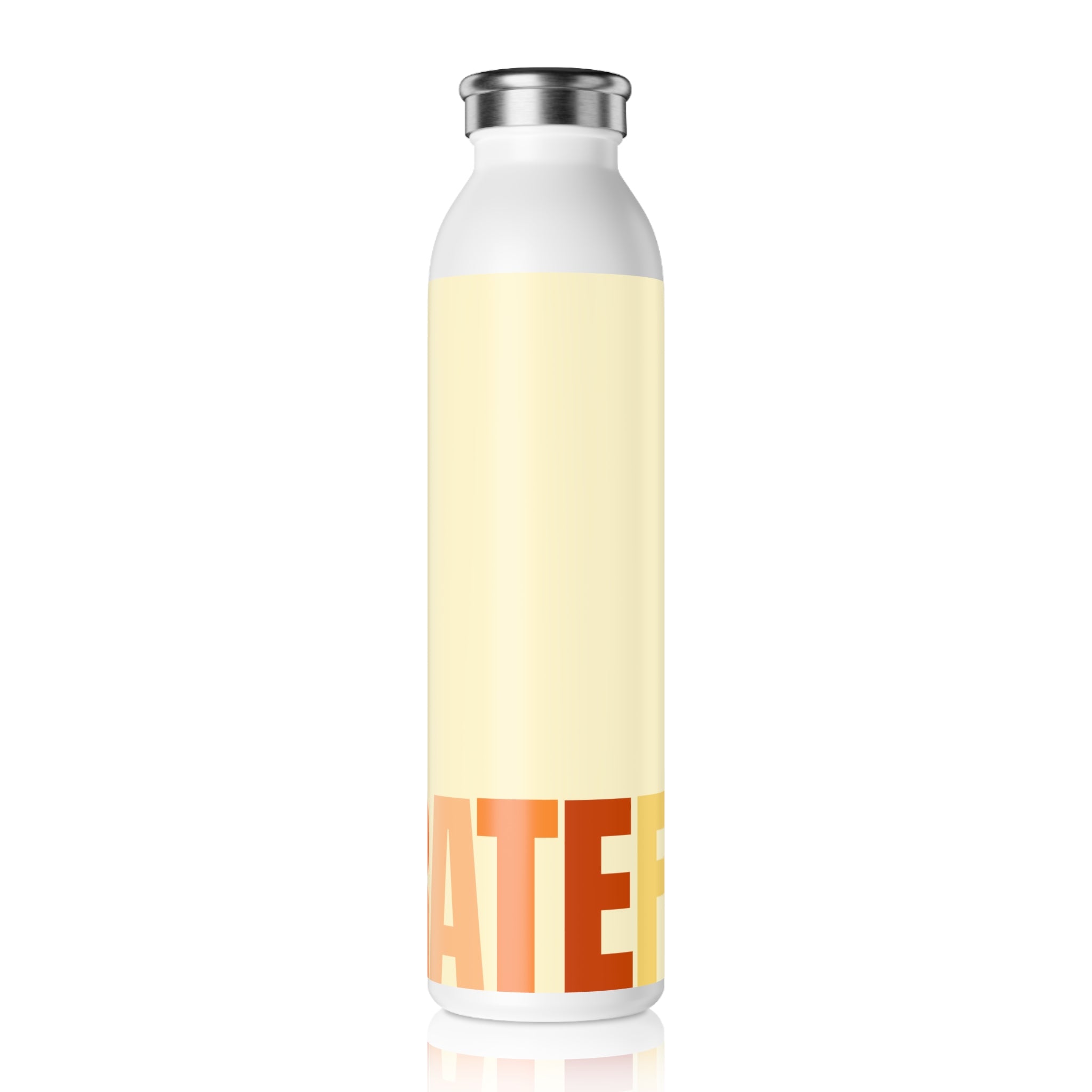 Stainless Water Bottle —Orange You Lucky Grateful Bottle