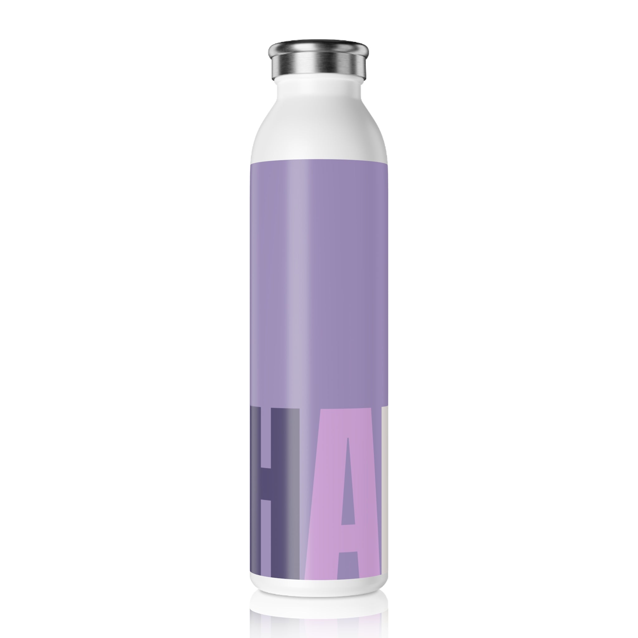 Stainless Water Bottle —Amethyst Happy Bottle- Reusable
