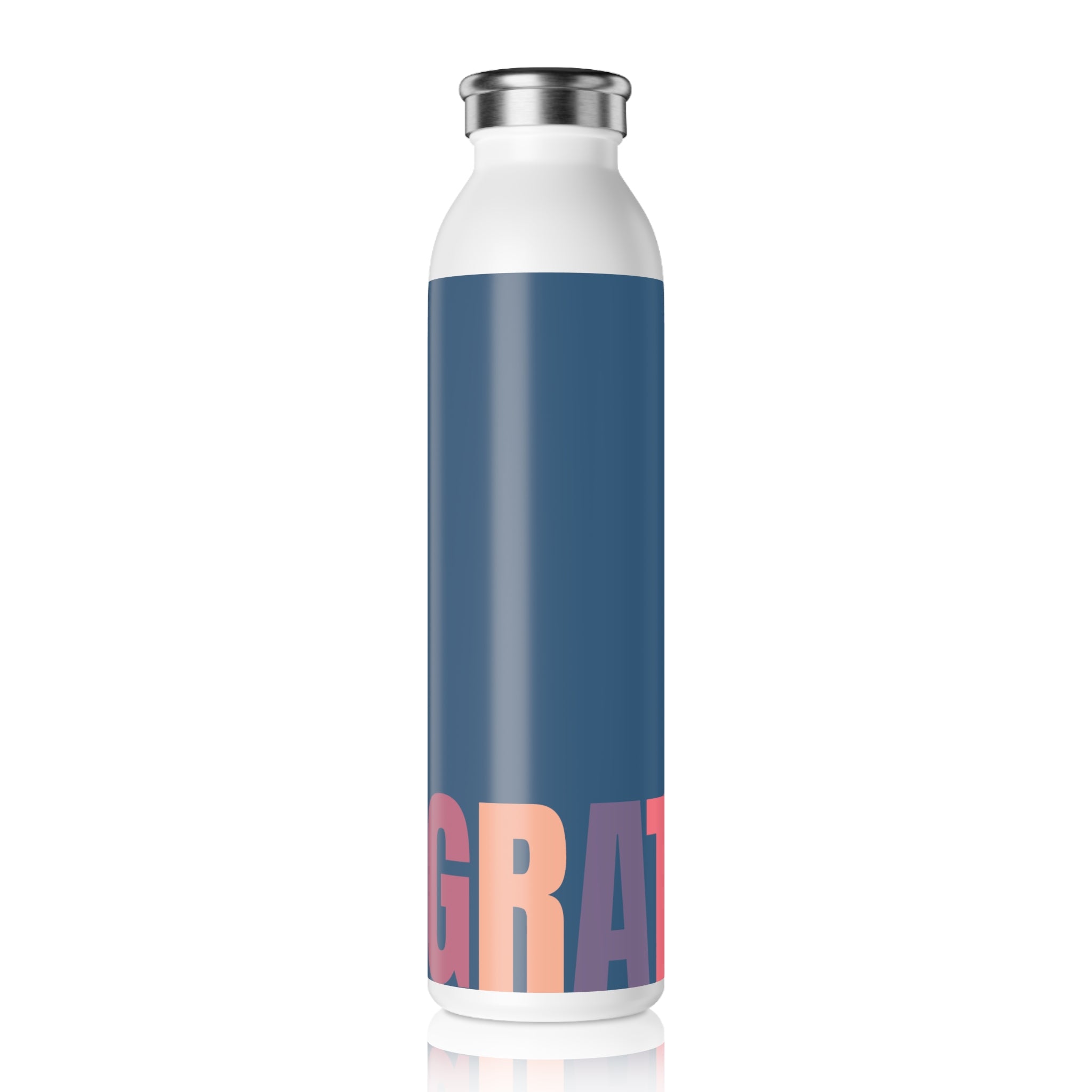 Stainless Steel Water Bottle —Flirt Grateful Bottle- Reusable