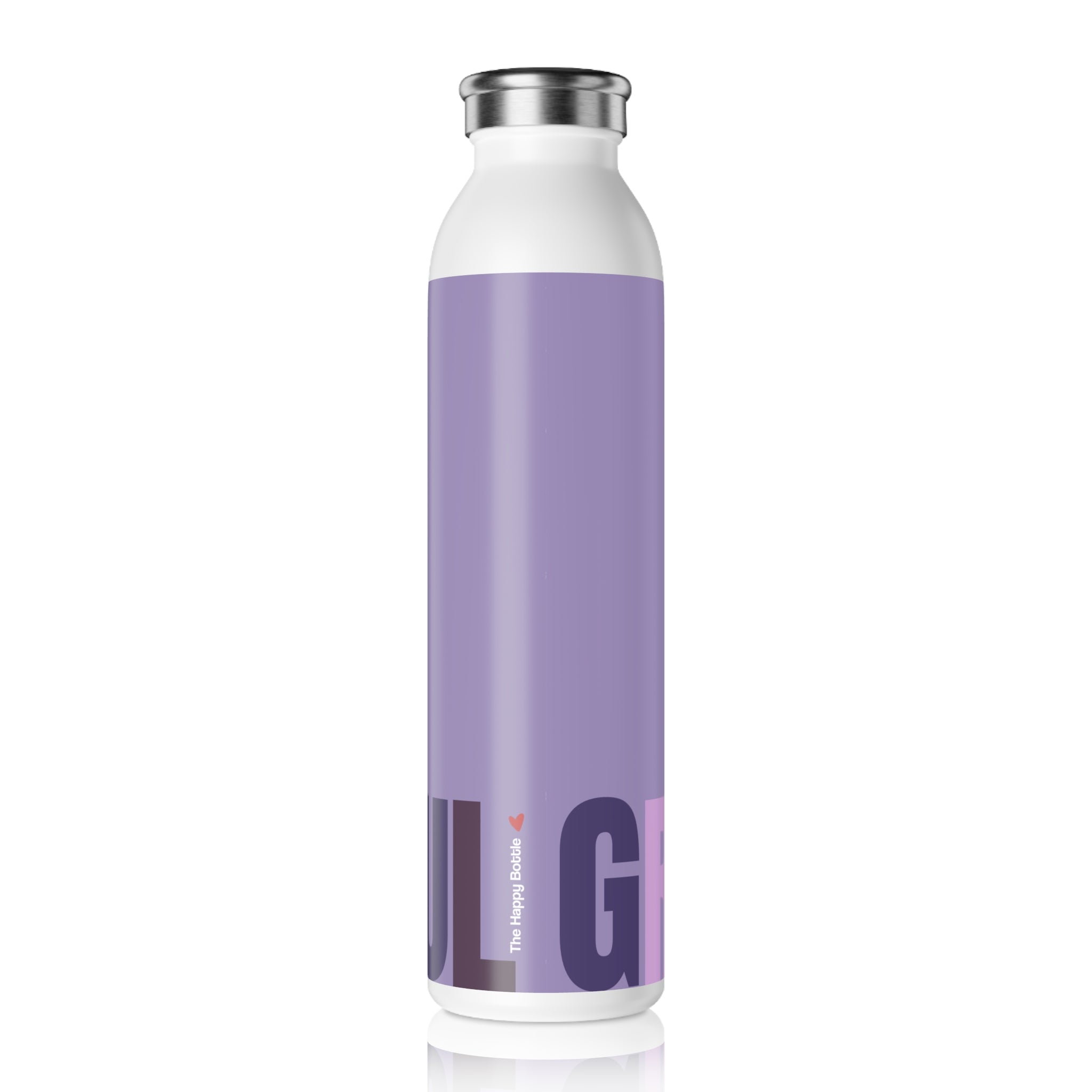 Stainless Water Bottle —Amethyst Grateful Bottle- Reusable