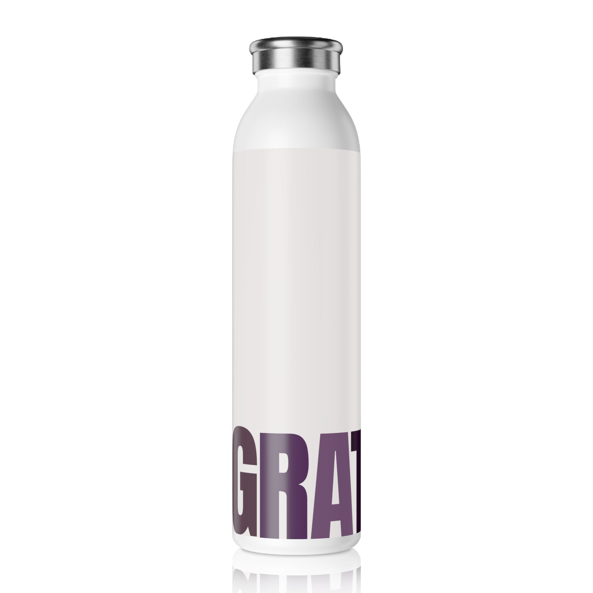 Stainless Water Bottle —"Wine Not" Grateful Bottle-Reusable