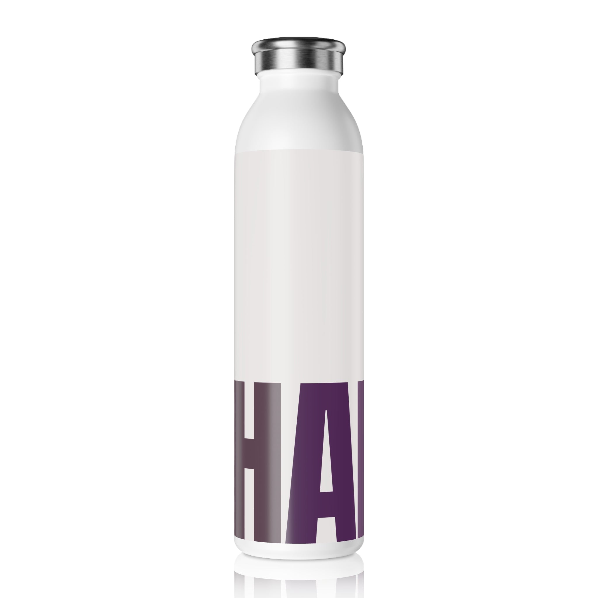 Stainless Water Bottle —"Wine Not" Happy Bottle-Reusable