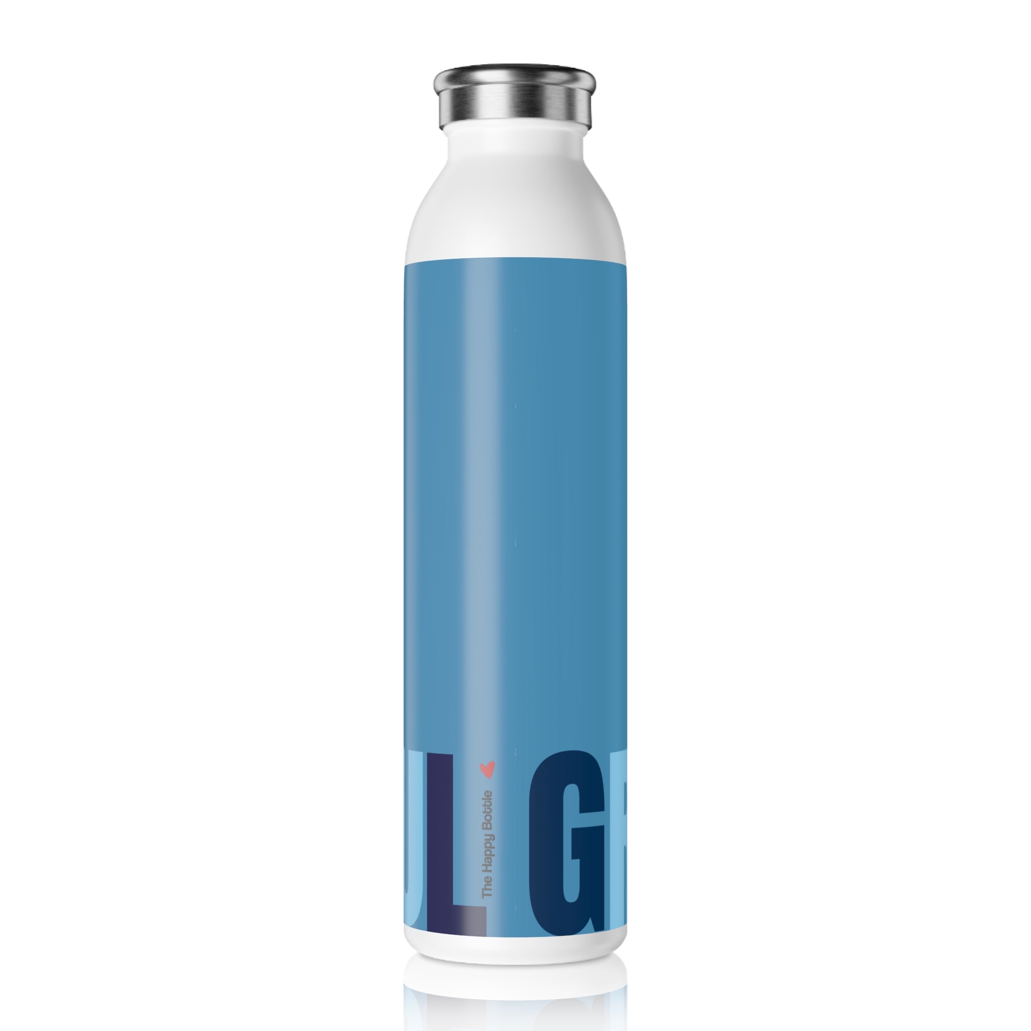 Stainless Water Bottle —Denim Grateful Bottle- Reusable