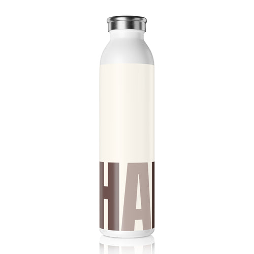 Stainless Steel Water Bottle — White Chocolate Happy Bottle