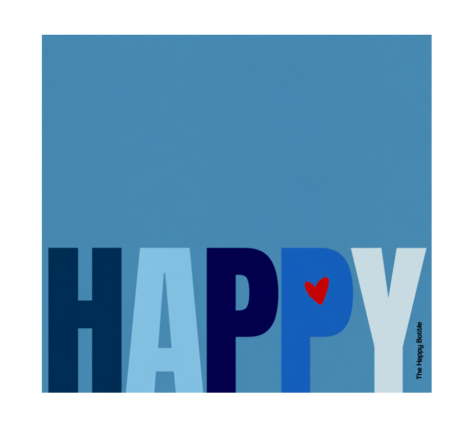 Stainless Water Bottle —Denim Happy Bottle- Reusable