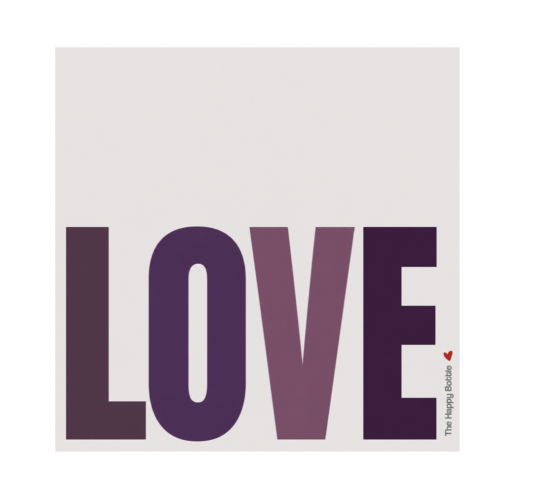 Stainless Water Bottle —"Wine Not" Love Bottle-Reusable