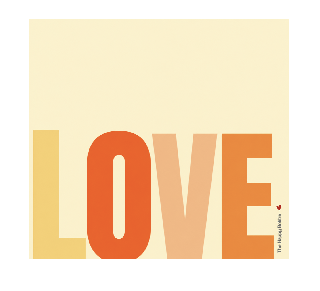 Stainless Water Bottle —Orange You Lucky Love Bottle