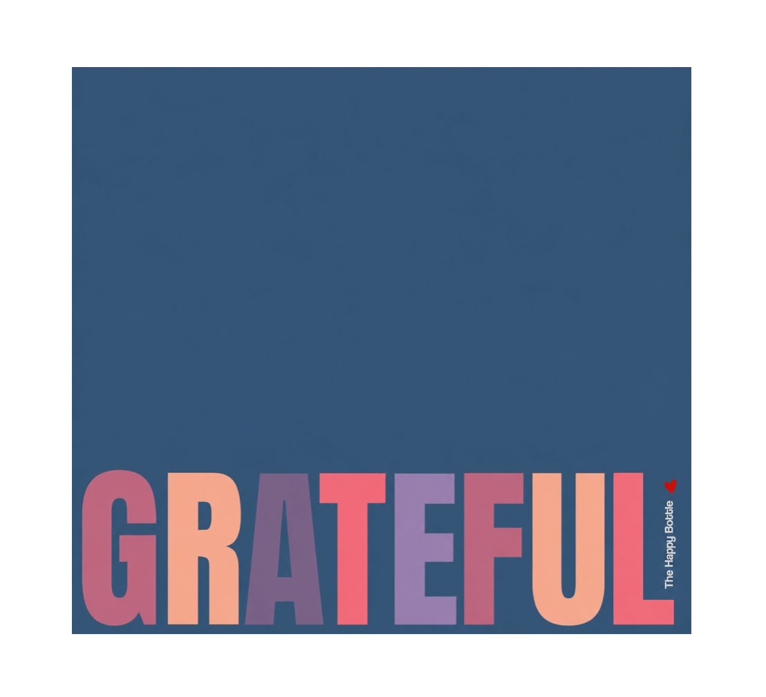 Stainless Steel Water Bottle —Flirt Grateful Bottle- Reusable