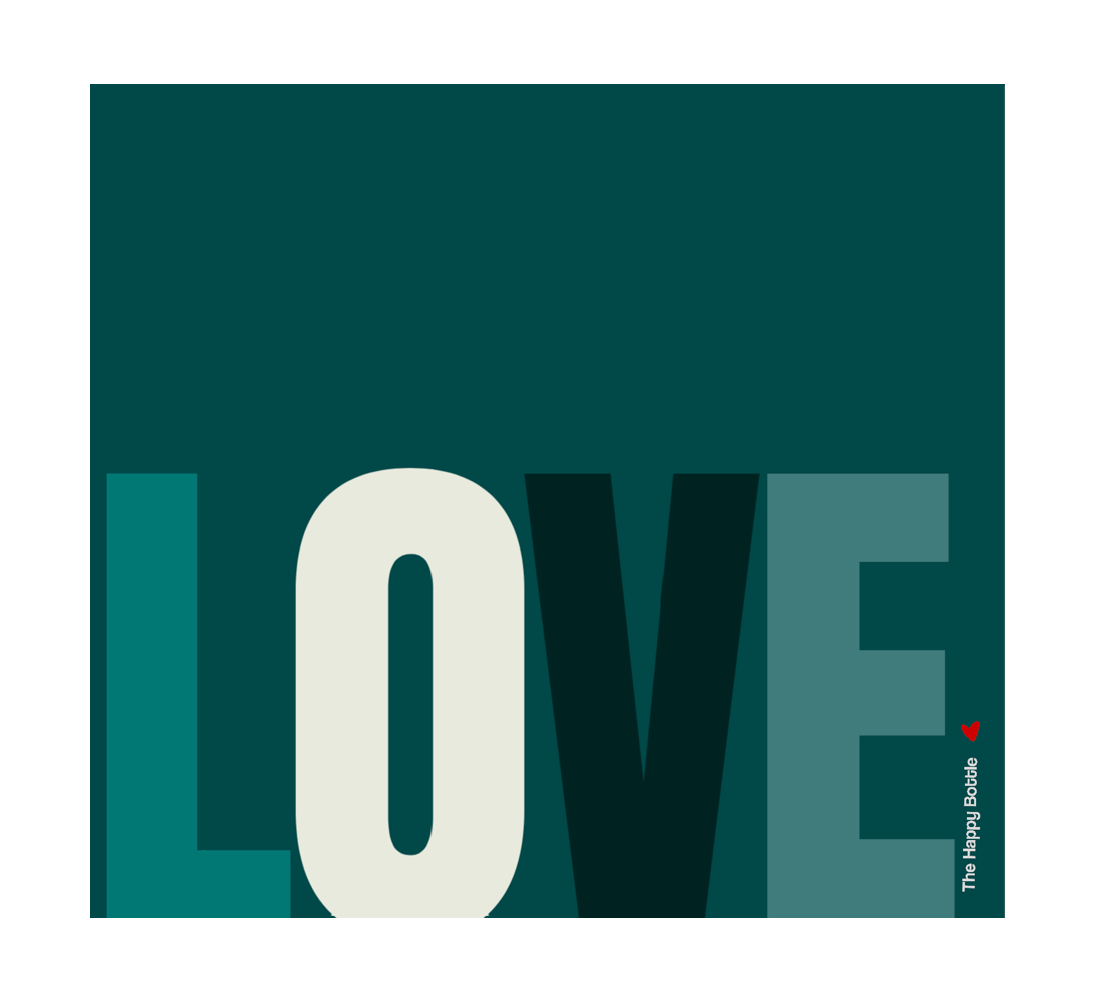Stainless Steel Water Bottle —Emerald City Love Bottle