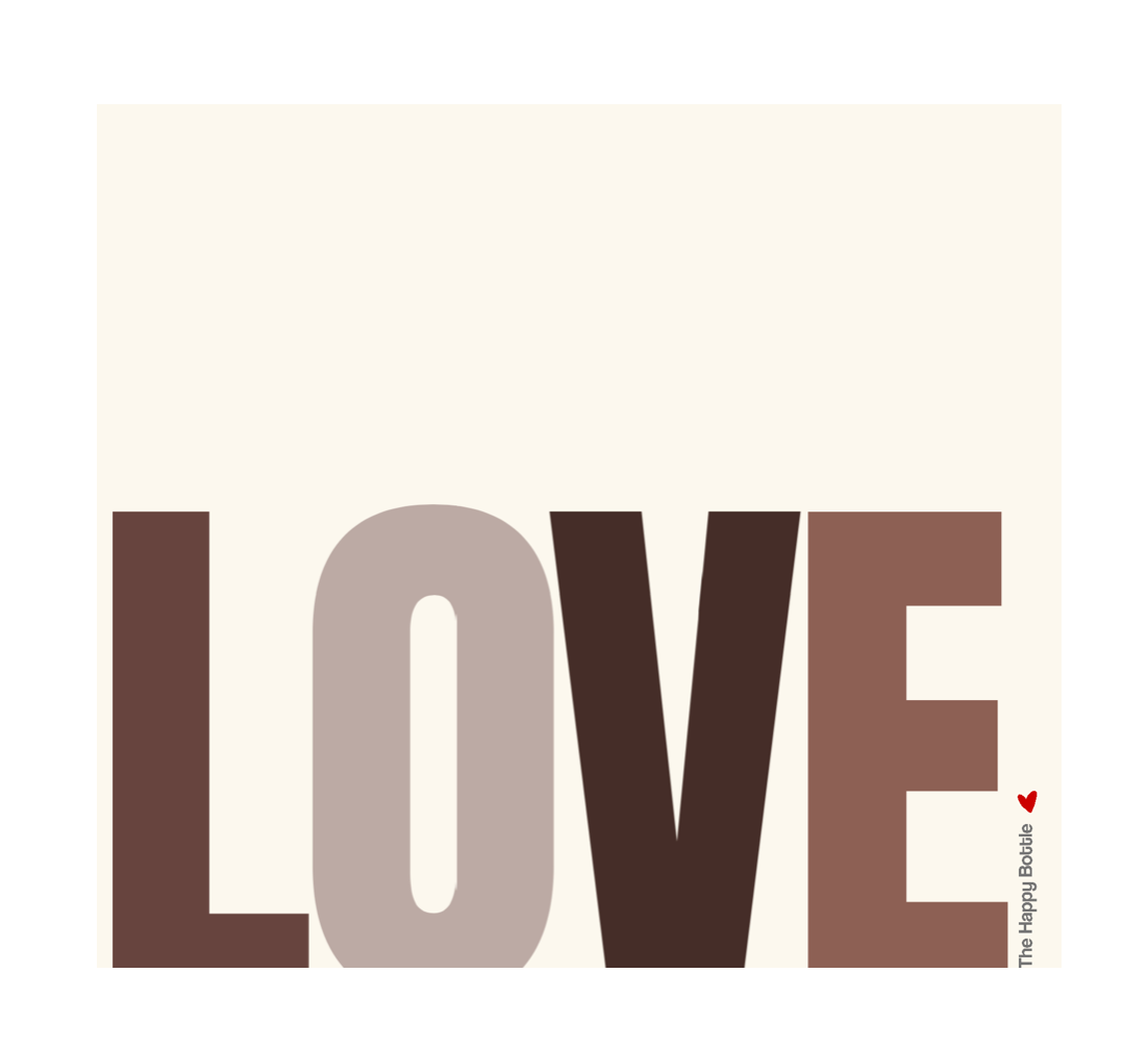 Stainless Water Bottle — White Chocolate Love Bottle